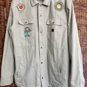 Roark XL sage green cotton jacket